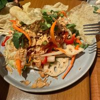 Lotus root in a salad at Bahn Pho in Hoboken