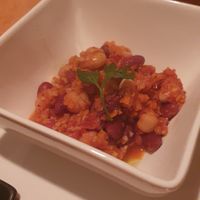 Spicy beans at Organic Plus in Sapporo