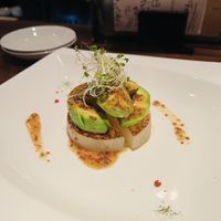 Daikon avocado steak  at Organic Plus in Sapporo