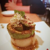 Daikon radish and avocado at Organic Plus in Sapporo