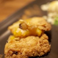 Fruit crumble at Organic Plus in Sapporo