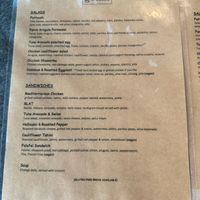 menu - front at Gotan Hoboken in Hoboken