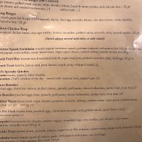 Butternut Squash Enchiladas were amazing!  at Robin's Restaurant in Cambria