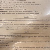 Autumn Salad was great too!  Just skip the feta and add tofu if you want protein added    at Robin's Restaurant in Cambria