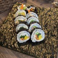 Kimbap  at Green Green Korean Dining in Tokyo