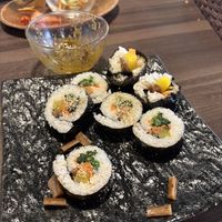 Amazing Kimbap, Listed online through english menu as Kimpa (Assuming a miss translation) Highly recommend 10/10  at Green Green Korean Dining in Tokyo
