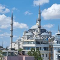 Blue mosquee at Queb Rooftop Restaurant Sultanahmet in Istanbul
