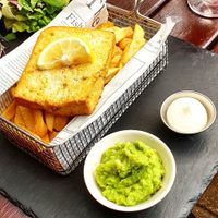 Tofish and chips at The Belgian Monk in Norwich