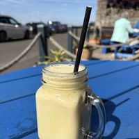 Coconut milk Smoothie right by the sea   at Coorie by the Coast in Dunfermline
