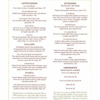 High-res menu at Healthy Sins Vegan Cafe in Lockport