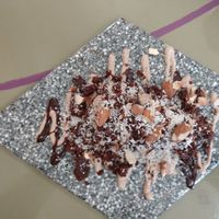 The kitchen sink pie at Healthy Sins Vegan Cafe in Lockport