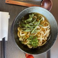 Vegan sansai udon   at Hanamizuki Shirakawa in Shirakawa
