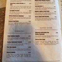 Food menu  at Suvena - Specialty Coffee Cafe in Anjuna