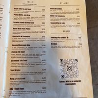 Food menu  at Suvena - Specialty Coffee Cafe in Anjuna