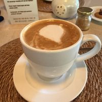 Flat whitee  at Suvena - Specialty Coffee Cafe in Anjuna