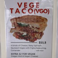 Menu  at Cafe Yummy in Bokarina