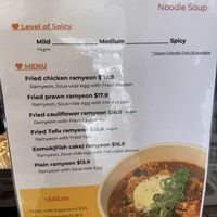 Menu  at Cafe Yummy in Bokarina