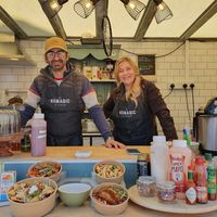 The owners! at Soulful Bowl in Wiltshire