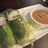 Summer roll peanut sauce   at Pho - Newcastle in Newcastle Upon Tyne