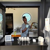 Michelle is hella sweet too. at PJ's Classic in Seattle