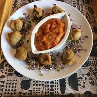 Dumplings at Nova Krova in Krakow