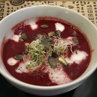 Beat soup  at Nova Krova in Krakow