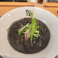 Black pepper sesame ramen at Ayasai - 采菜 in Kyoto