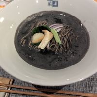 Black sesame and black pepper ramen at Ayasai - 采菜 in Kyoto