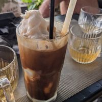 vegan coconut coffee at Coffee HƯỚNG QUÁNG in Da Nang