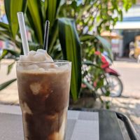Coconut Coffee, so addicting! at Coffee HƯỚNG QUÁNG in Da Nang