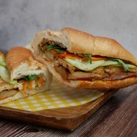 mushroom banh mi at ZERA 7 Chay in Hanoi