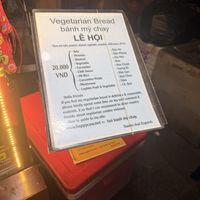 She   at Bánh Mì Chay Lê Hội in Da Nang