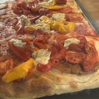 Vegan pizzaa  at Bacaro Della Pizza in Vicenza