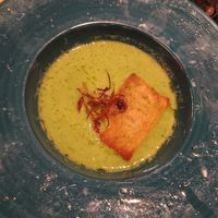 Pea soup at Casa Nova in Newcastle