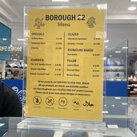 Menu   at Borough 22 - Selfridges in London