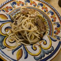 pasta c'a cucuzza fritta at Osteria Sciapò in Palermo