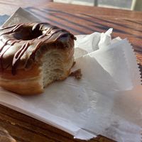 Mocha maple  at Johnny Doughnuts in San Francisco