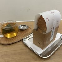 Tofu Puff 14,50€
Peppermint tea 3,50€  at Chun Café Berenstraat in Amsterdam