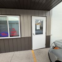 This is the door  at The Dhaba Express in Tiffin