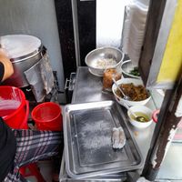 Cooking area out front at An Hoa in Ho Chi Minh City