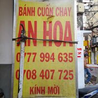 Sign at An Hoa in Ho Chi Minh City