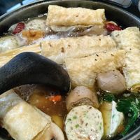 Mushroom hot pot - so good! at Siqian Plateau Yunnan Juntang in Chengdu