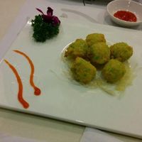 sweet potato balls at Nha Hang Chay Thien Phat - Old Quarter in Hanoi