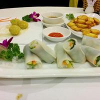 fresh spring rolls at Nha Hang Chay Thien Phat - Old Quarter in Hanoi