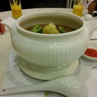 HUGE bowl of braised tofu with 12 vegetables at Nha Hang Chay Thien Phat - Old Quarter in Hanoi