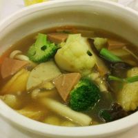 braised tofu with 12 vegetables at Nha Hang Chay Thien Phat - Old Quarter in Hanoi