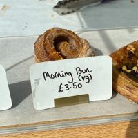 vegan morning bun   at Suburbs Patisserie in Liverpool