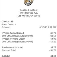  at Voodoo Doughnut in Los Angeles