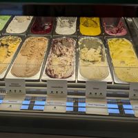 Vegane Eis Auswahl at Eisgarten in Jena