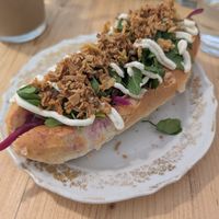 Hot dog at Kiji Donuts in Lyon